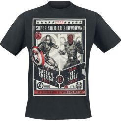 T-shirty męskie: Captain America Red Skull – Super Soldier Showdown T-Shirt czarny