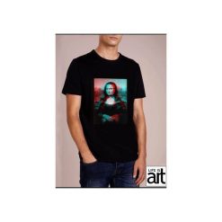 T-shirt : " Mona Lisa 7 ". Czerwone t-shirty męskie marki Life is art, xxl, z nadrukiem, klasyczne, z klasycznym kołnierzykiem. Za 120,00 zł.