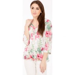 Bluzy damskie: Letnia bluza w kwiaty