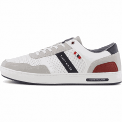Tom Tailor tenisówki męskie 8082601 44 biały. Białe trampki męskie Tom Tailor, bez wzorów, bez zapięcia. Za 309,00 zł.