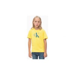 T-shirty z krótkim rękawem Dziecko Calvin Klein Jeans IB0IB00032 MONOGRAM TEE. Żółte t-shirty chłopięce Calvin Klein Jeans, bez wzorów, z jeansu, z krótkim rękawem. Za 152,19 zł.