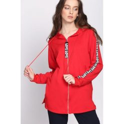 Czerwona Bluza Rhythm. Czerwone bluzy sportowe damskie Born2be, l. Za 69,99 zł.
