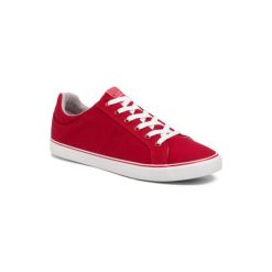 Lanetti MSS20089-08 Czerwony. Czerwone trampki męskie Lanetti, bez wzorów, z materiału, bez zapięcia. Za 79,99 zł.