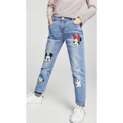 Jeansy dziewczęce: Mango Kids – Jeansy dziecięce Mickey 110-164 cm