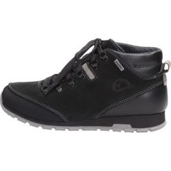 POLSKIE trekkingowe trapery damskie NIK 587 BK. Niebieskie buty trekkingowe damskie Nik, ze skóry, klasyczne, na wysokim obcasie. W wyprzedaży za 359,00 zł.