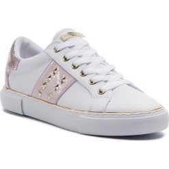 Sneakersy GUESS - Gamer5 FL6GM5 ELE12 PINK. Białe sneakersy damskie Guess, ze skóry ekologicznej. Za 439,00 zł.