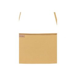 Nodo bag "S" musztardowa kopertówka z paskiem na ramię. Żółte kopertówki damskie Hairoo, na co dzień, w paski, klasyczne, na ramię, bez dodatków. Za 110,00 zł.