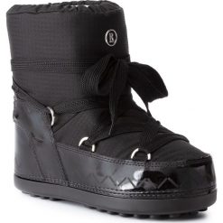Śniegowce BOGNER - Trois Vallees 11 393-1504 Black 01. Czarne kozaki damskie Bogner, ze skóry ekologicznej, na niskim obcasie, bez zapięcia. Za 849,00 zł.