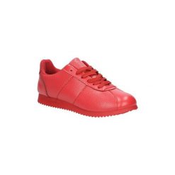 Buty Casu Czerwone buty sportowe sznurowane 87-4A. Czerwone buty sportowe damskie marki Casu, bez wzorów, na sznurówki. Za 54,99 zł.