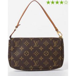 Torebki klasyczne damskie: Torebka „Accessory Pouch” w kolorze ciemnobrązowym – 21 x 13 x 3 cm