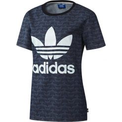 Bluzki, topy, tuniki: Adidas Koszulka damska Track Denim Tee granatowa r. M (AJ7197)