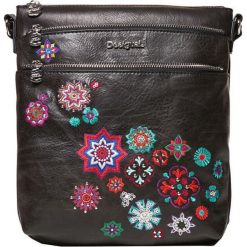 Desigual Torebka Bols Nanit Kaua Negro 19WAXPA0 2000. Torebki klasyczne damskie Desigual, z haftami, z haftem. Za 270,00 zł.