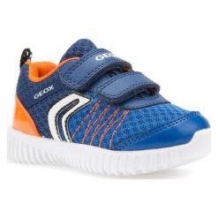 Geox Tenisówki Chłopięce Waviness 20 Niebieskopomarańczowe. Szare buty chłopięce sportowe marki Geox. W wyprzedaży za 149,00 zł.