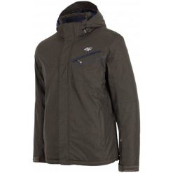 4F Męska Kurtka Narciarska H4Z17 kumn005 Khaki Melanż S. Brązowe kurtki narciarskie męskie 4f, na zimę, m, melanż. W wyprzedaży za 319,00 zł.