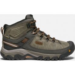 Buty trekkingowe męskie: Keen Buty męskie TARGHEE III MID WP Black Olive/ Golden Brown r. 41 (1017787)