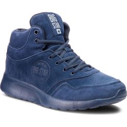 Sneakersy BIG STAR - BB274634 Navy. Niebieskie półbuty damskie marki BIG STAR, na co dzień, bez wzorów, ze skóry, retro, bez obcasa, na płaskiej podeszwie, bez zapięcia. W wyprzedaży za 149,00 zł.