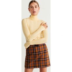 Mango - Sweter Genovac. Szare swetry damskie Mango, s, bez wzorów, z poliesteru, bez rękawów. Za 99,90 zł.