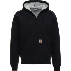 Carhartt WIP CARLUX HOODED Bluza rozpinana dark navy/grey. Niebieskie bluzy męskie marki Carhartt WIP, xl, bez wzorów, z bawełny, bez kołnierzyka, bez rękawów, bez kaptura. Za 499,00 zł.