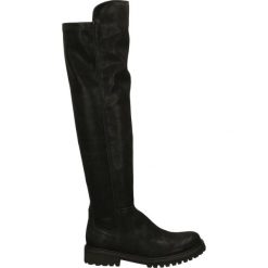 Kozaki - A569 NAV BLAC. Czarne buty zimowe damskie marki Venezia, z materiału. Za 359,00 zł.