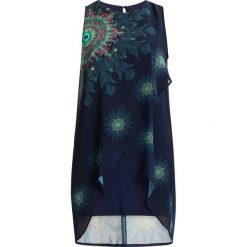 Desigual NADIA Sukienka letnia blue. Niebieskie sukienki letnie marki Desigual, z materiału. Za 379,00 zł.