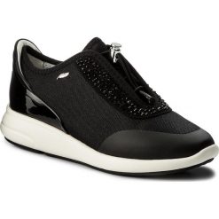 Sneakersy GEOX - D Ophira E D621CE 01402 C0595 Black/Black. Czarne półbuty damskie Geox, ze skóry ekologicznej. Za 429,00 zł.