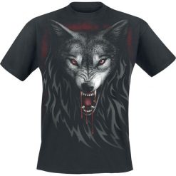 Spiral Legend Of The Wolves T-Shirt czarny. Czarne t-shirty męskie z nadrukiem Spiral, s, ze skóry, z dekoltem na plecach. Za 54,90 zł.