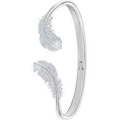 Swarovski - Bransoletka Nice. Szare bransoletki damskie Swarovski, z materiału, z kryształem. Za 549,90 zł.