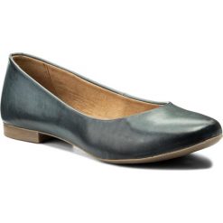 Baleriny LASOCKI - RST-ERICA-02 Granatowy. Niebieskie baleriny damskie Lasocki, bez wzorów, ze skóry, bez obcasa. Za 99,99 zł.