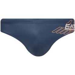 Kąpielówki EA7 Emporio Armani 901000 9P709 06935. Niebieskie kąpielówki męskie EA7 Emporio Armani, m, bez wzorów, z elastanu. W wyprzedaży za 139,00 zł.