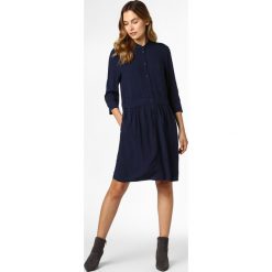 Robe Légère - Sukienka damska, niebieski. Niebieskie sukienki damskie Robe Légère, l, bez wzorów, z wiskozy, z koszulowym kołnierzykiem, bez rękawów, koszulowe. Za 599,95 zł.