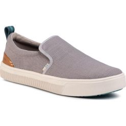 Tenisówki TOMS - Trvl Lite Slip-On 10013267 Drizzle Grey. Szare półbuty męskie Toms, na co dzień, bez wzorów, z gumy, bez zapięcia. Za 299,00 zł.