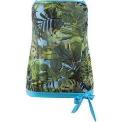 Top tankini bonprix zielony z nadrukiem. Zielone stroje kąpielowe damskie marki bonprix, z nadrukiem. Za 54,99 zł.