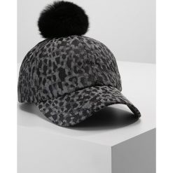 Czapki damskie: PS by Paul Smith LEOPARD CAMO BASEBALL WITH POM Czapka z daszkiem black