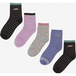 5-pack Mix kolorów Skarpety Jynraya. Skarpetki damskie Born2be, bez wzorów. Za 24,99 zł.