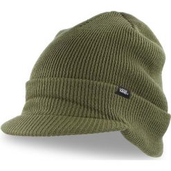 Czapka VANS - Visor Cuff VN0A3HJ8KCZ Grape Leaf 900. Zielone czapki męskie marki Vans, z materiału. Za 99,00 zł.
