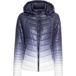 Kurtka pikowana bonprix niebiesko-ciemnoniebieski. Niebieskie kurtki damskie bonprix, na jesień, bez wzorów. Za 259,99 zł.