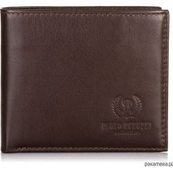 Portfel męski Paolo Peruzzi skóra + etui B-23-PP. Brązowe portfele męskie Pakamera, bez wzorów, ze skóry. Za 99,00 zł.