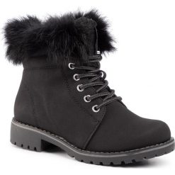 Trapery NELLI BLU - CS722-38 Black 1. Czarne śniegowce dziewczęce Nelli Blu, bez zapięcia. Za 119,99 zł.