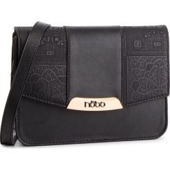 Torebka NOBO - NBAG-F4070-C020 Czarny. Czarne listonoszki damskie Nobo, bez wzorów, ze skóry ekologicznej, eleganckie, bez dodatków. W wyprzedaży za 119,00 zł.
