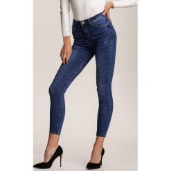 Granatowe Jeansy Skinny Jennilee. Niebieskie jeansy damskie Renee. Za 109,99 zł.