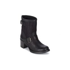 Botki Betty London FELIPA. Czarne botki damskie Betty London, bez obcasa, bez zapięcia. Za 239,50 zł.