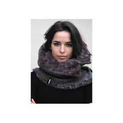 Kołnierz CHAPOOSIE DeepGray POOH CowlNeck. Szare chusty damskie Chapoosie, na zimę, z aplikacjami, z wełny. Za 190,00 zł.