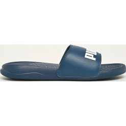 Puma - Klapki. Czerwone kapcie męskie Puma, z materiału. W wyprzedaży za 79,90 zł.
