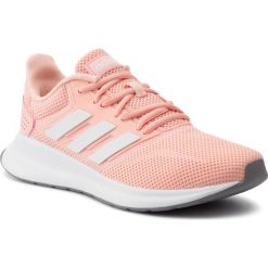 Buty adidas - Runfalcon EE8165 Glopnk/Ftwwht/Grethr. Różowe buty sportowe damskie Adidas, bez wzorów, ze skóry ekologicznej, sportowe, do biegania. W wyprzedaży za 159,00 zł.