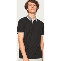 Koszulka polo - Czarny. Czarne koszulki polo Reserved, l. Za 79,99 zł.