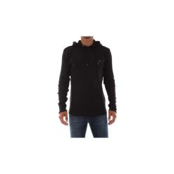 Bluzy Guess M94P44 K93S0 GOSSE HOODIE. Czarne bluzy męskie Guess, s, z aplikacjami, bez kołnierzyka, bez rękawów, bez kaptura. Za 203,12 zł.
