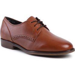 Oxfordy TAMARIS - 1-23201-23 Cognac 305. Pomarańczowe półbuty damskie Tamaris. W wyprzedaży za 179,00 zł.