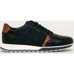 Wojas - Buty skórzane. Niebieskie sneakersy męskie Wojas, z okrągłym noskiem, na sznurówki. W wyprzedaży za 279,90 zł.
