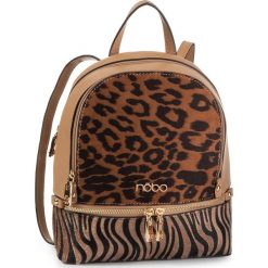 Plecak NOBO - NBAG-H2530-CM17 Brązowy. Pomarańczowe plecaki damskie Nobo, z materiału. W wyprzedaży za 179,00 zł.