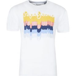 T-shirt Pepe Jeans. Koszulki męskie na lato, m, bez wzorów, z jeansu, vintage, bez kołnierzyka. Za 79,00 zł.